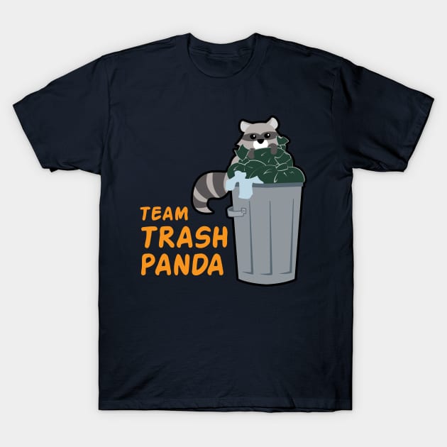 Team Trash Panda T-Shirt by LittleBearArt